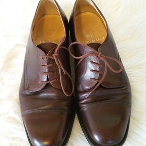 Bruno Magli Brown Irwin Oxford Dress Shoes